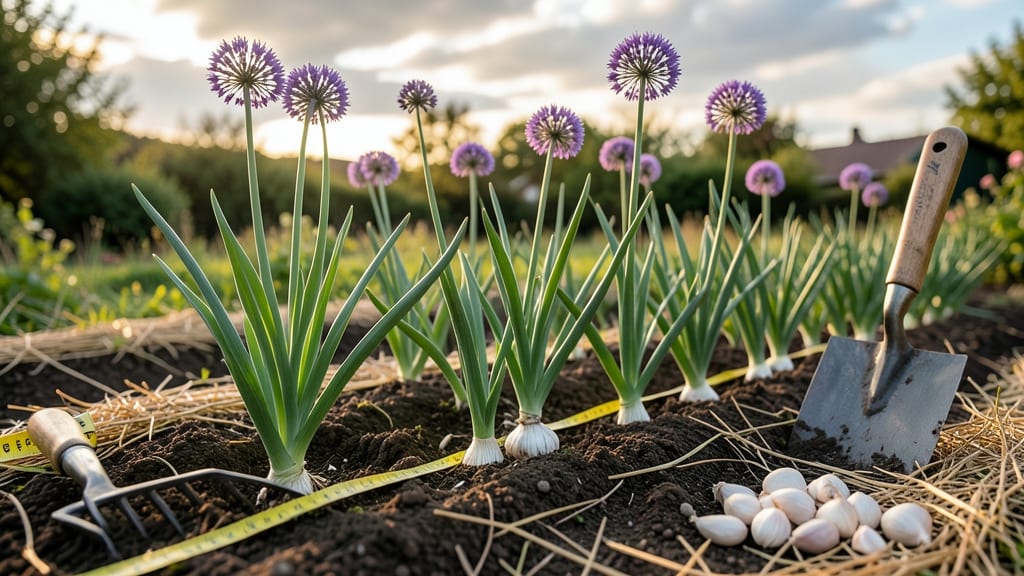 Garlic Spacing in Garden: Exact Inch-by-Inch Layout for Bulb Growth