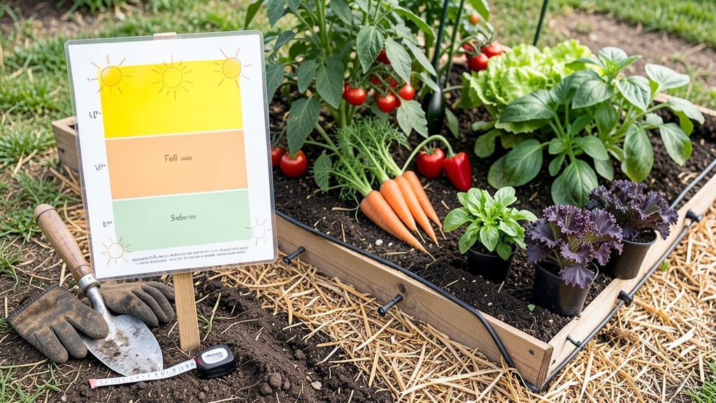How Much Sun for a Vegetable Garden: Light Needs by Crop Type