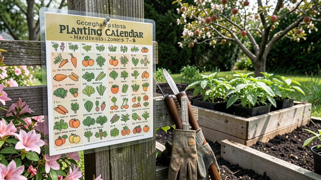 When to Plant Garden in Georgia: USDA Zone 7a/7b Deadlines for Zero-Frost Risk