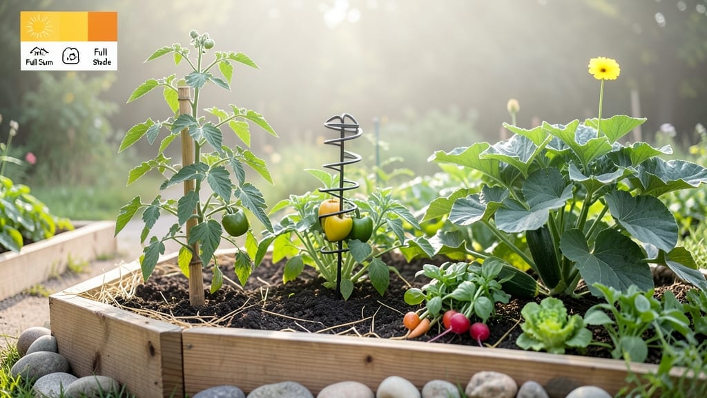How Much Sun Does a Vegetable Garden Need: Daily Light Ranges by Plant Type