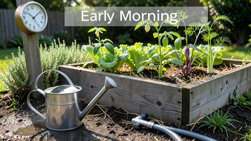 When Is the Best Time to Water a Garden: Early Morning Secrets for Zero Waste