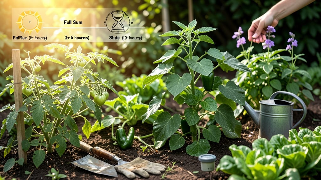 How Many Hours of Sun Does a Vegetable Garden Need: Light Requirements by Crop Type