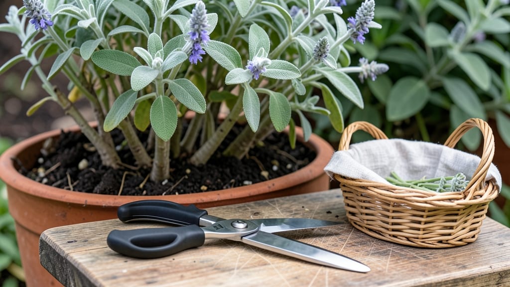 How to Harvest Garden Sage: 3 Signs Your Leaves Are Ready (Plus Best Tools)