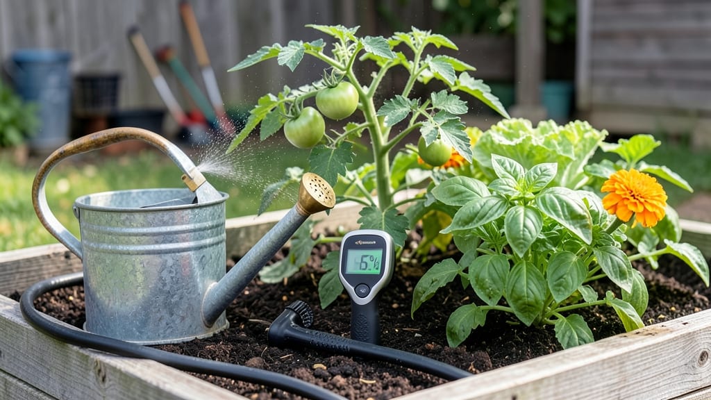 Best Time to Water Garden Plants: Morning Mist Spray for Root Growth