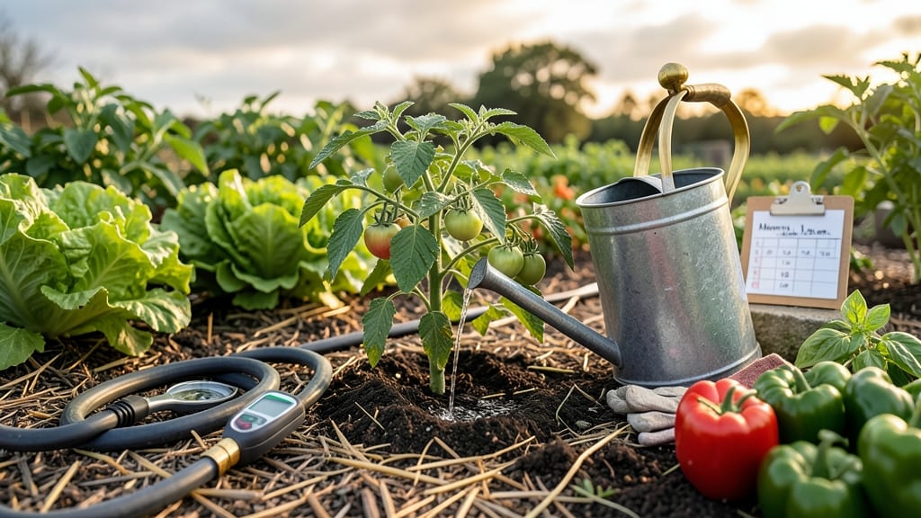 How Much to Water a Vegetable Garden: Soil-Moisture Tests That Save Plants