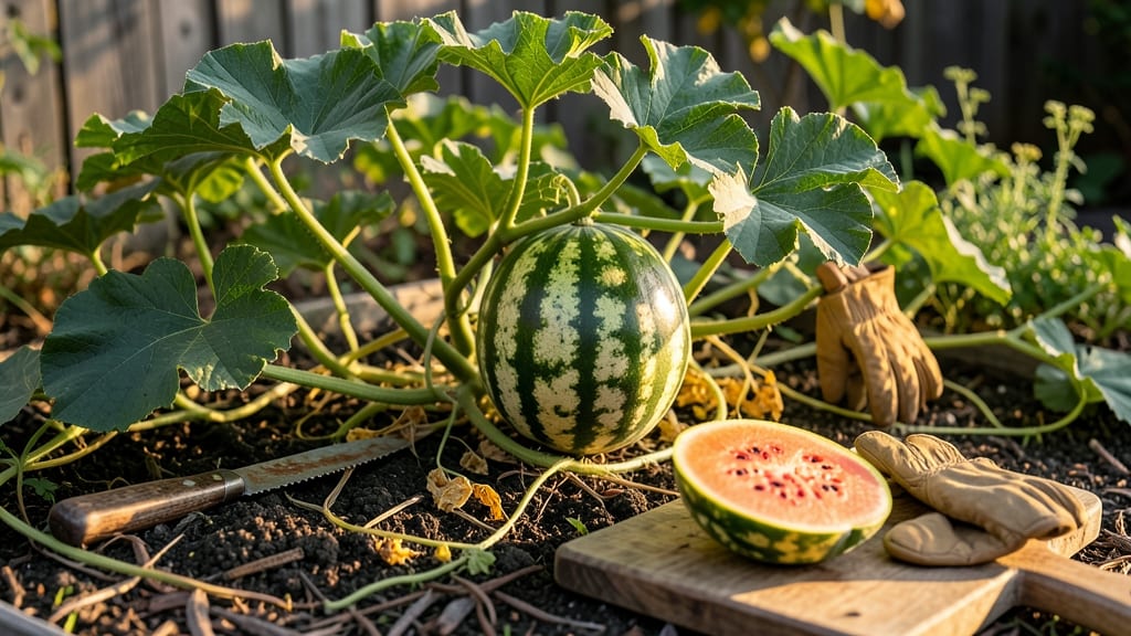 When to Pick Watermelon From Garden: Rind Sound & Thumb Test for Perfect Ripeness
