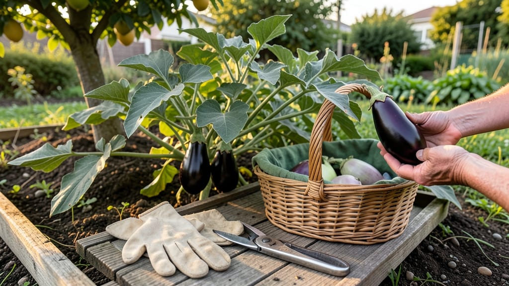 When to Pick Eggplant in Garden: 3 Color & Firmness Tests for Perfect Harvest
