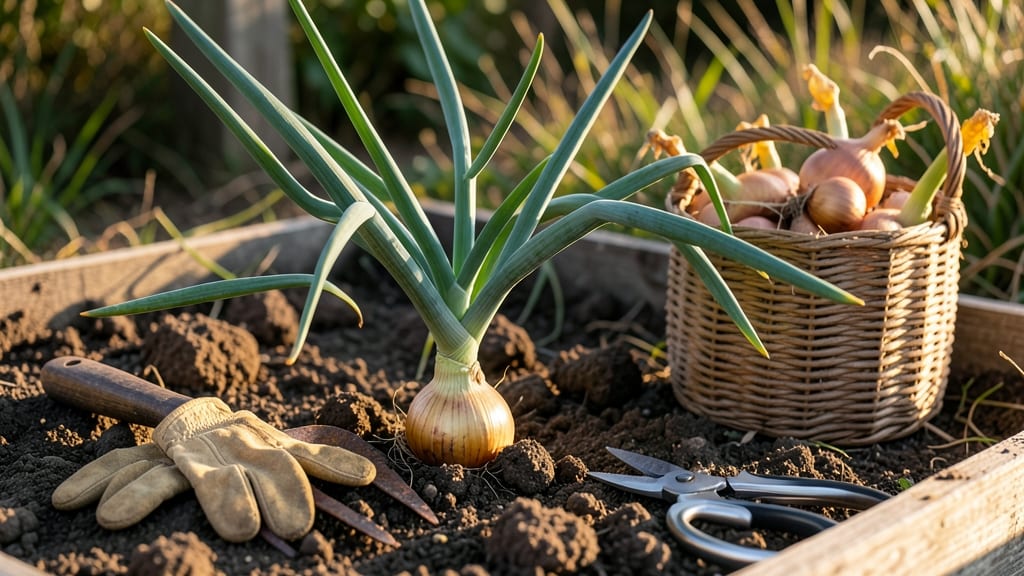 When to Pick Onions from Garden: Tactile & Color Tests for Peak Flavor