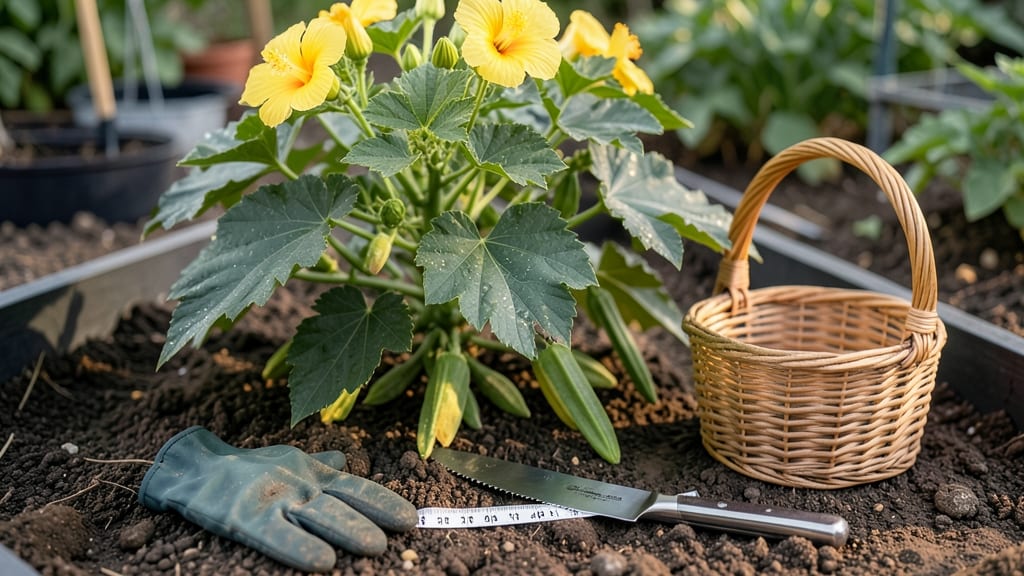 When to Pick Okra from the Garden: 3 Finger-Length Tricks for Peak Flavor