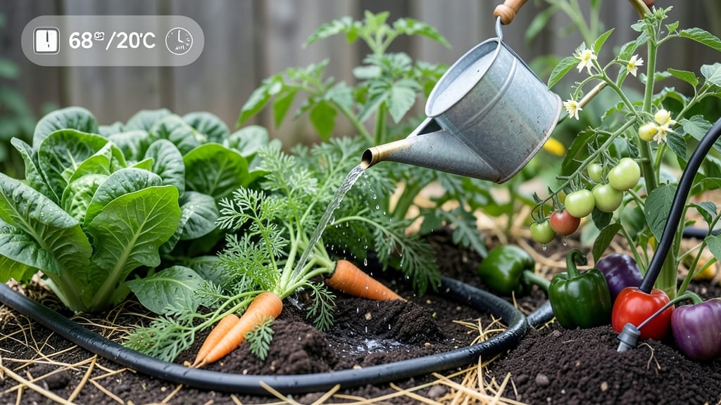 Best Time to Water Vegetable Garden: Morning Drops for Deep Roots and Fewer Pests