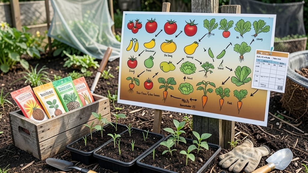 When to Plant a Vegetable Garden in NC: Last-Frost Dates by County Map & Crop-Specific Timing